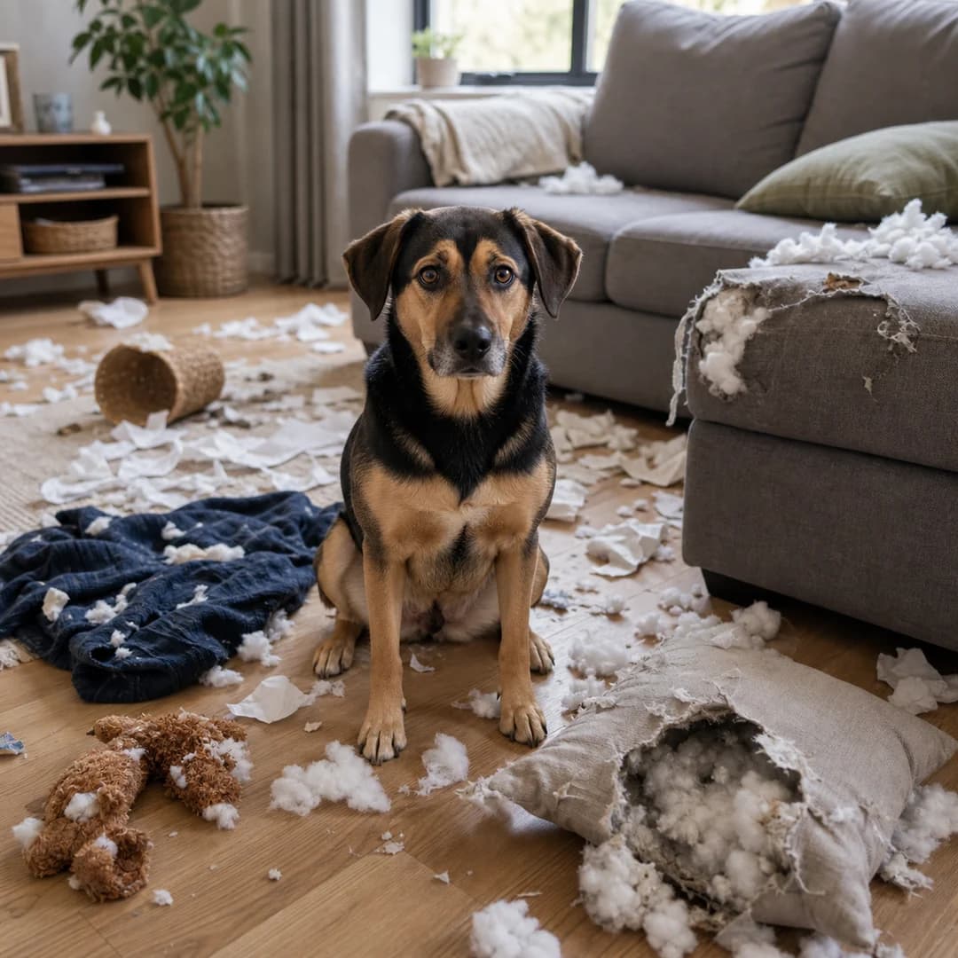 Destroy things when left alone?
